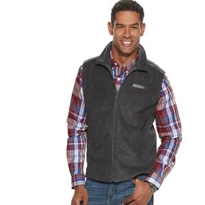 Columbia Fleece Vest Gray Size 2XL New